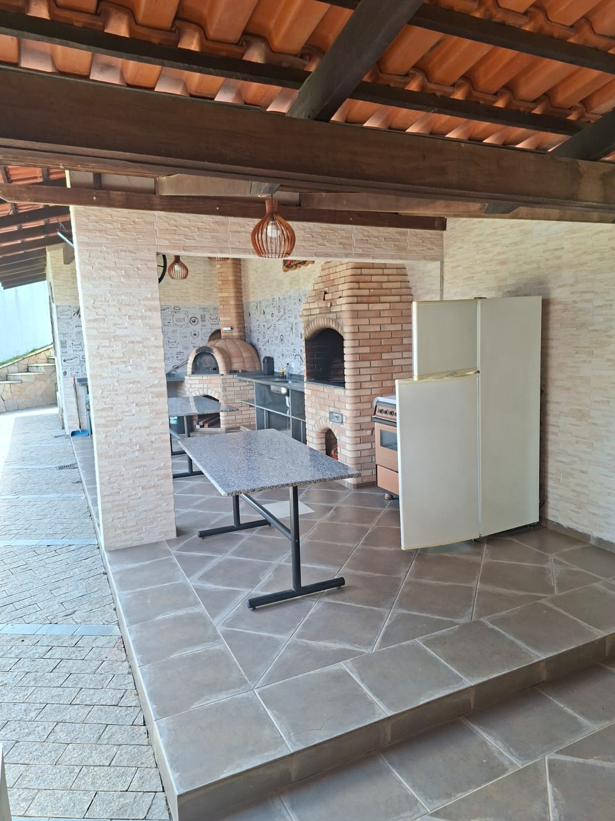 Área da churrasqueira